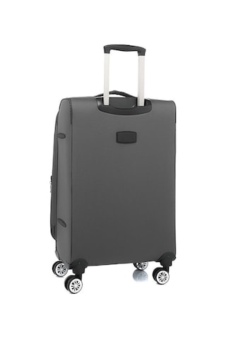 Louisiana Polo Orta Boy Lüx Kumaş Valiz Antırasit 2082 Antrasit