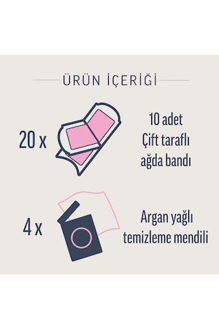 Veet Professional Sir Ağda Bandı Yüz Bölgesi Normal Ciltler 20'li