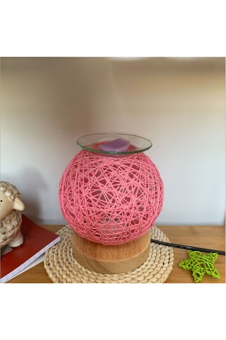 Aurora Cam 3d Cam Rattan Top Aromaterapi Lambasımavi Mavi