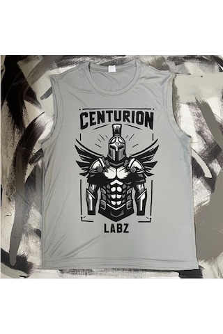 Centurion Labz Centurıon Labz Vintage Cutoffs- Assorted - Large Fıtness Atlet Gri