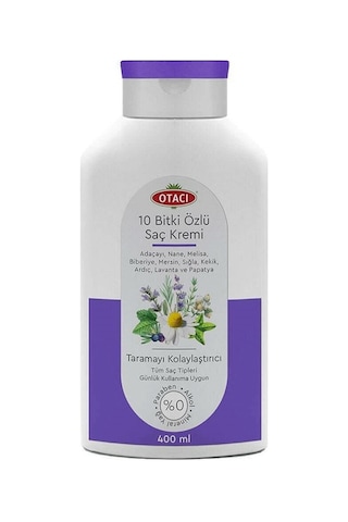 Otacı 10 Bitki Özlü Taramayı Kolaylaştırıcı Saç Bakım Kremi 400 ML