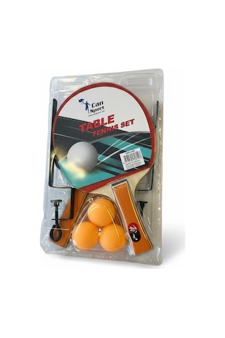 Bsr-809 Pvc De Pinpon Raketi File Ve 3 Top -cnt Kırmızı