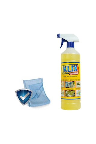 Klix Colombia Çok Amaçlı Genel Temizleyici 1 L + Mikrofiber Bez