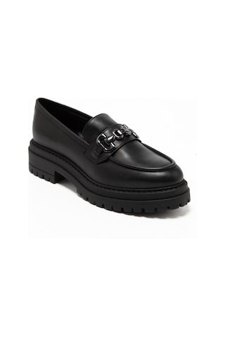 Nero Giardini Nero Black Oxford Klasik Kadın I411410d 100 Nerogiardini Guanto Nero Tr Folgarıa 9120/009 Siyah