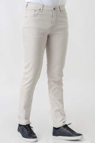 White Stone Avenches J2424 Normal Fit Pamuklu Likralı 5 Cep Pantolon - Taş