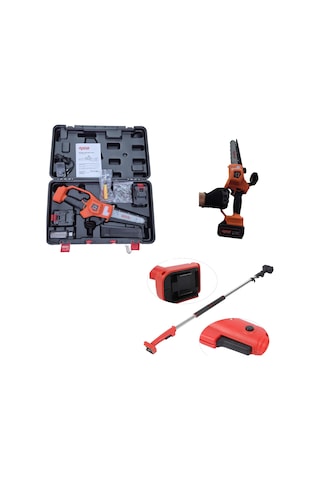 Rico Şarjlı Zincirli Testere Ve Teleskopik Uzatma Kolu