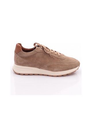 Dgn Retro Erkek Sneakers Ayakkabi Bej Süet