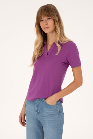 U.s. Polo Assn. Kadın Menekşe Tişört 50320032-vr037 Menekse