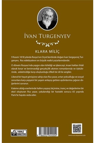 Klara Miliç - İvan Turgenyev - Maviçatı (dünya Klasikleri)