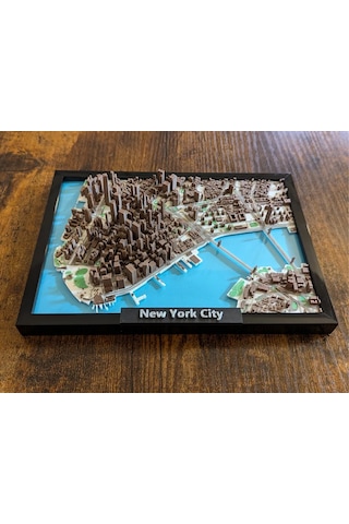 3 Boyutlu New York Şehri Maketi