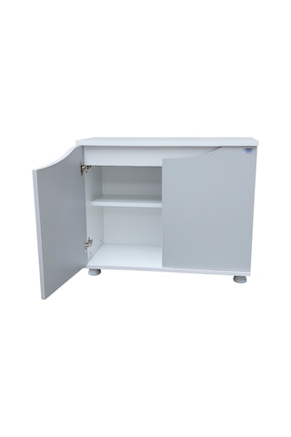 Kanki Pet 80 Cm Mdf Kp8045fgr Flex Gri Kapaklı Akvaryum Sehpası 80x45x69 Cm