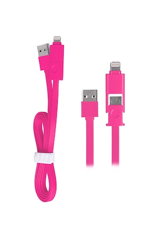 Ally 2In1 Apple Uyumlu iPhone Lightning Ve Micro Usb Data Kablo