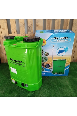 Ak-mak Şarjlı 16 Litre Sırt Pompası Basınç Ayarlı Sırt Pulverizatörü İlaçlama Makinesi