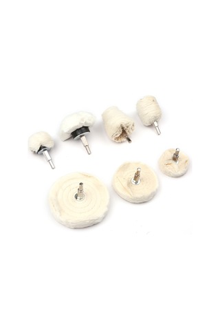 Lemestar 7 Parça 6.35 Shank Cilalama Tekerlek Seti - Paslanmaz Çelik/alüminyum/bakır/cam ,çok Renkli