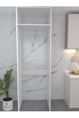 Kenzlife Buzdolabı Derin Dondurucu Dolabı Modülü Grönland Beyaz 240 100 90 Kapaklı Arkalıksız Beyaz