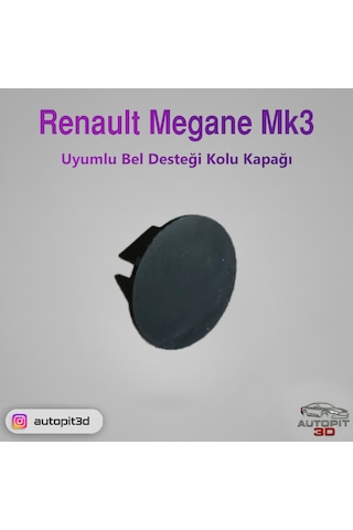 Renault Megane 3 Uyumlu Bel Desteği Kolu Kapağı