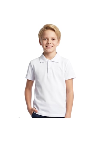 Modanino 2'li T-shirt -%100 Pamuk Ve Okul Tarz- Erkek Çocuk 5-16 Yaş 12725at Beyaz