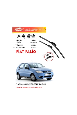 Fiat Palio ön cam silecek seti 2007 model Araca Özel Aparat