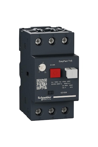 SCHNEİDER ELECTRİC Easypact Tvs Gz1E08 Motor Koruma Şalteri (2,5A-4A)