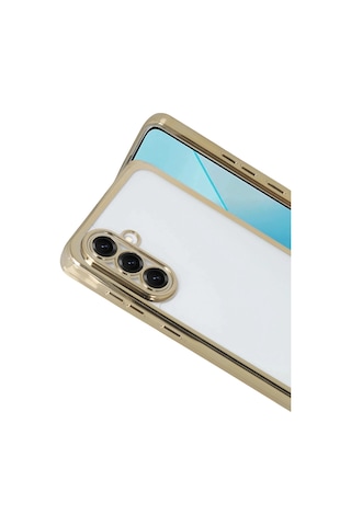 Newface Samsung Galaxy Uyumlu A17 5g Razer Lensli Silikon Semeglbl - 37 - Gold
