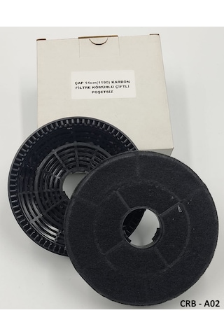 Karbon Filtre Çap 14cm Crb - A02