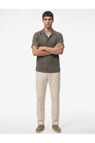 Koton Pamuklu Regular Fit Cepli Beli Lastikli Gabardin Yazlık Chino Pantolon Bej 6sam40108hw Ekru