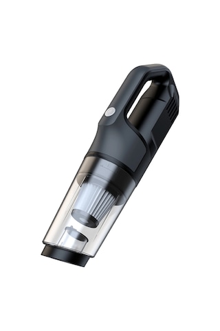 Vc006 50w 4000 Mah Bataryalı Kablosuz Çok Fonksiyonlu Araç Süpürge - Siyah Standart