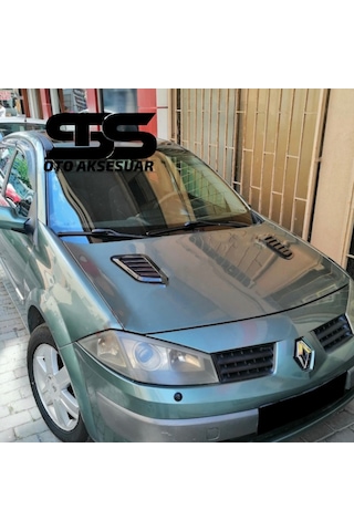 Renault Megane 2 Uyumlu Piano Black Kaput Üstü Havalandırma Izgarası