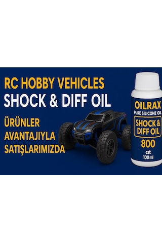 Oilrax Pure Silicone Oil 1.000.000 Cst - Shock & Diff Oil 100 Gr