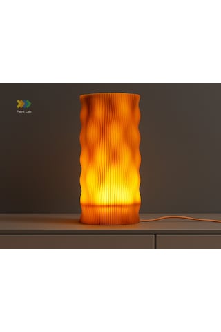 Pori-lamp V1 Dalga Formlu Modern Dekoratif Masa Lambası - Şık Gece Lambası Usb Girişli