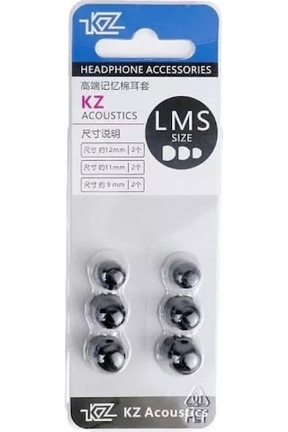 Kz Kulaklık Yastıkları Köpük Memory Foam 197324230 Siyah