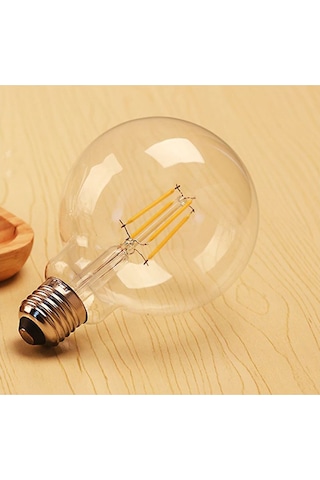 Heka Rustik Led Ampul E27 G95 6w 2700k Gün Işığı