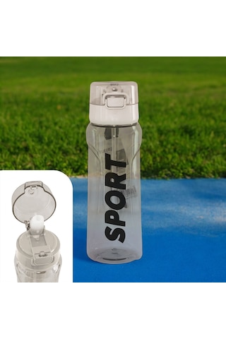 Sporcu Matarası Pipetli 700ml Solo Tp706 Gri