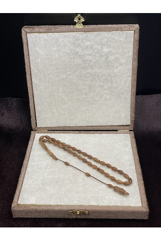 Sistemli Bürokrat Boy Doğal Kuka Tesbih 5x10 Mm Kahverengi