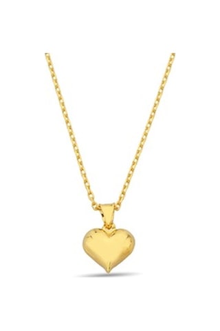925 Ayar Gümüş Kalp Set Gold