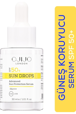 Ojijo London Sun Drops Güneş Koruyucu Serum SPF50+ 30 ML
