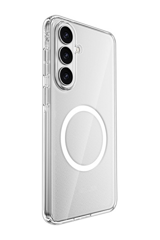 Galaxy S26 Plus Uyumlu Kılıf M-safe Şarj Özellikli Transparan Sert Pc Wlons Pita Kapak Şeffaf Şeffaf