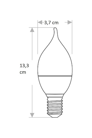 CT-4080 7W/3200K LED KIVRIK BUJİ AMPUL (GÜNIŞIĞI-6ADET) CATA