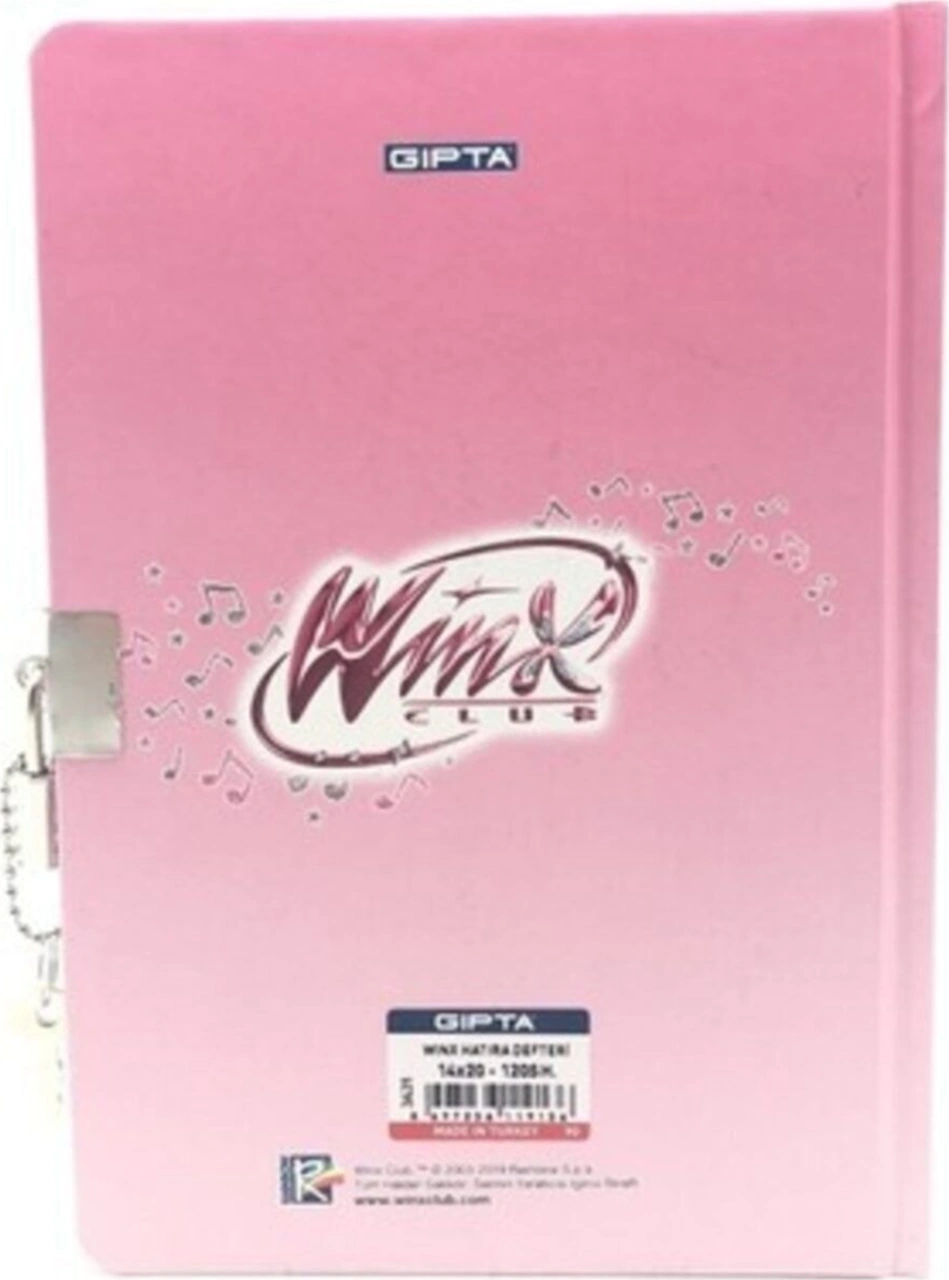 Kilitli Hatıra Defteri Winx Ip Dikişli Sert Kapak 14x20cm 96 Yaprak 3431 Karışık Renk 1 Adet Karışık