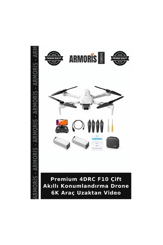 Premium 4drc F10 Çift Akıllı Konumlandırma Drone 6k Araç Uzaktan Video