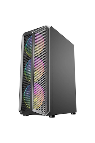 Izoly Erebos 4X Argb Fanlı Usb 3.0 Temperli Cam Atx Oyuncu Bilgisayar Kasası