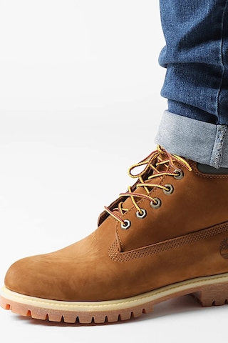 Timberland Premium 6 İn Waterproff Boot Rust Nubuck Hakiki Deri Su Geçirmez Erkek Bot Tarçın Tarçın