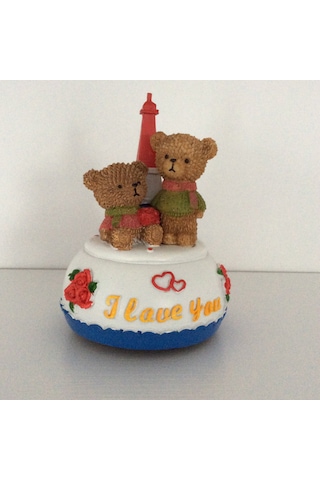 Ayıcıklı Biblo Eiffel Kule Figürlü 2 Diğer