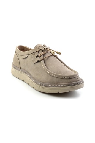 Gri Hakiki Deri Erkek Casual Ayakkabı E01070020601 Gri