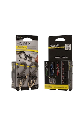 Nite Ize Figure 9 Halatlı Küçük Karabiner 2li Paket