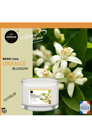 Aroma Basic Line Kokulu Mum Orange Blossom With Eucalyptus 115 G