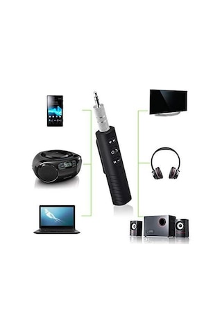Bluetooth Aux Kiti Araç Kiti 3.5 Mm Aux Ses Bluetooth Adaptör