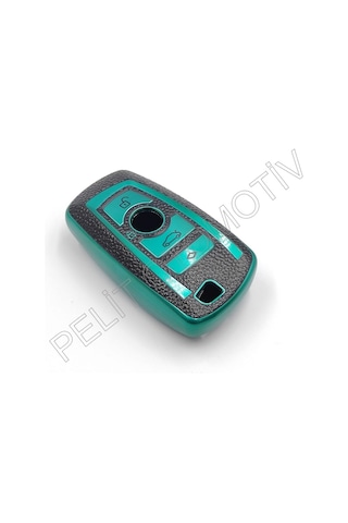 Bmw F10 F15 F16 F20 F30 F18 F25 Serisi Anahtar Kılıfı Süperlüx Keyless Yeşil