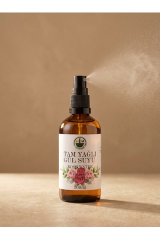 Yağı Alınmamış Saf Gül Suyu Gül Hidrosolü Rosa Damascena Tonik 100 Ml