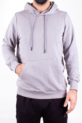 Twister 2732 Gri Kapüşonlu Erkek Sweatshirt Gri